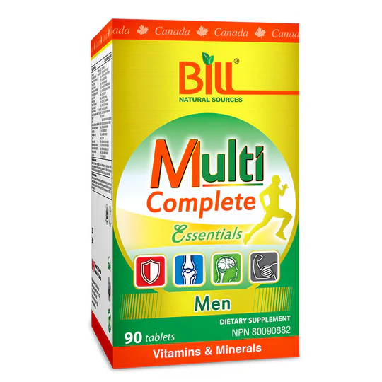 BILL  Multi Complete Essentials For Men 90 tablets