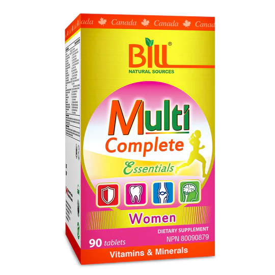 bill  multi complete essentials for women 90 tablets