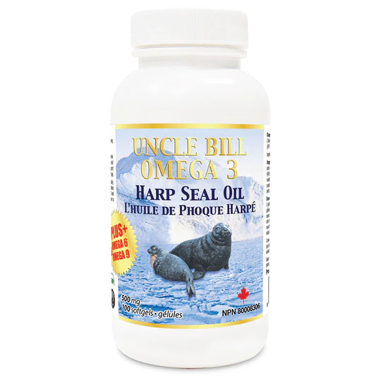 UNCLE BILL  Omega-3 Seal Oil 500mg Softgels